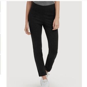 Kit and Ace Black Cuffed York Pants Pull On Stretchy Trousers sz 6